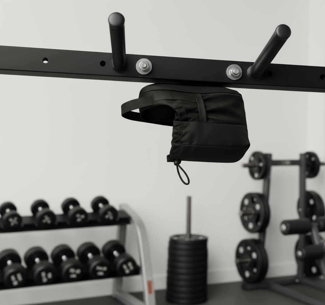 Sac aimanté sur barre horizontale