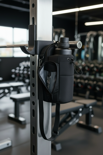 Sac porte-gourde noir haute qualité