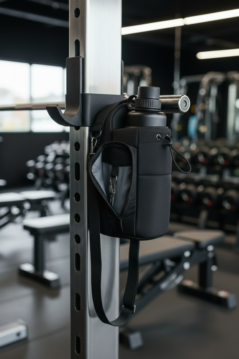 Sac porte-gourde noir haute qualité